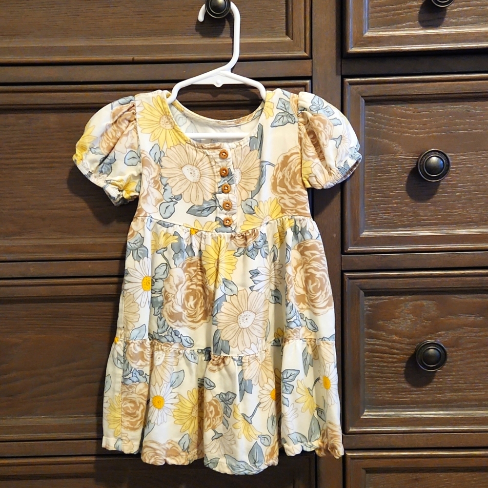 Flower Summer Dress - 2t